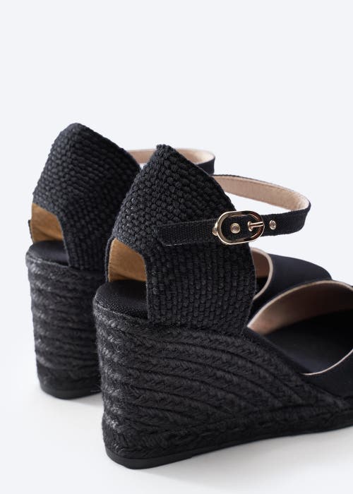 Viscata Formiga Canvas Wedges Limited Edition In Black/black