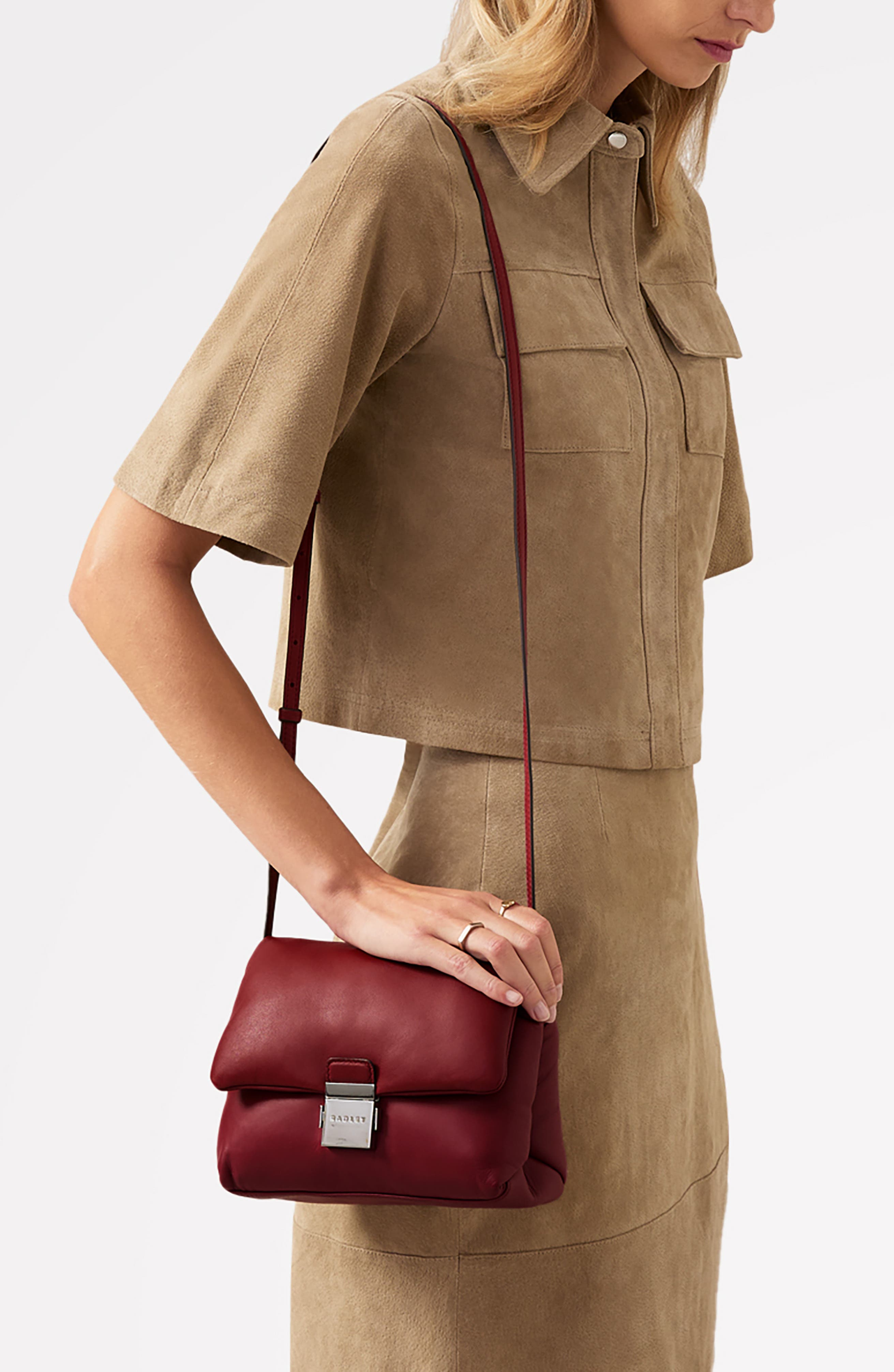 Radley Bond Court Small Crossbody Bag, Alternate, color, Cranberry