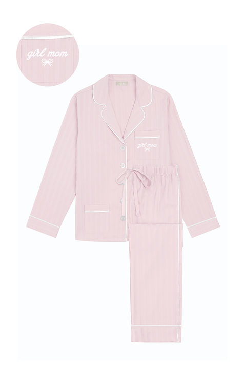 Girl Mom Cotton Pajama Set