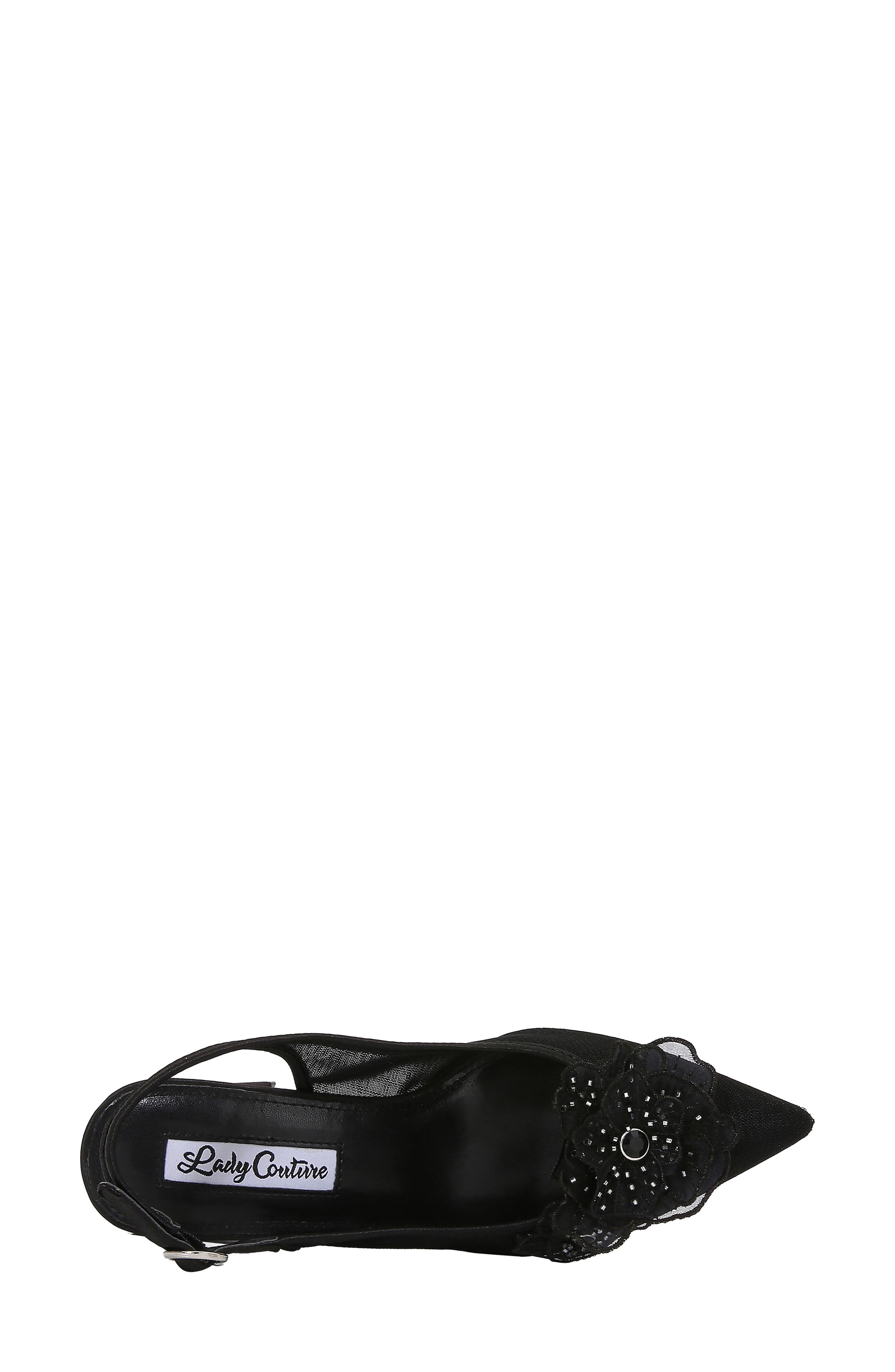 LADY COUTURE Ballroom Pointed Toe Slingback Pump, Alternate, color, 