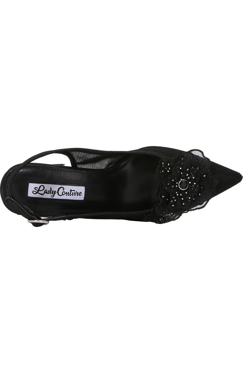 LADY COUTURE Ballroom Pointed Toe Slingback Pump, Alternate, color,