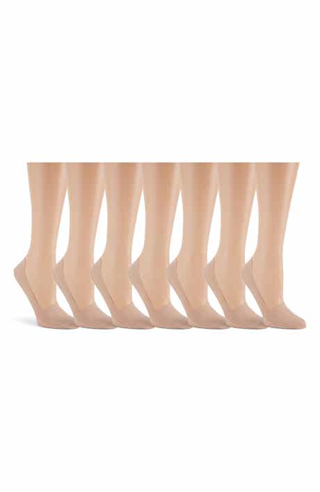 7-Pack Solid Jersey Liner Socks