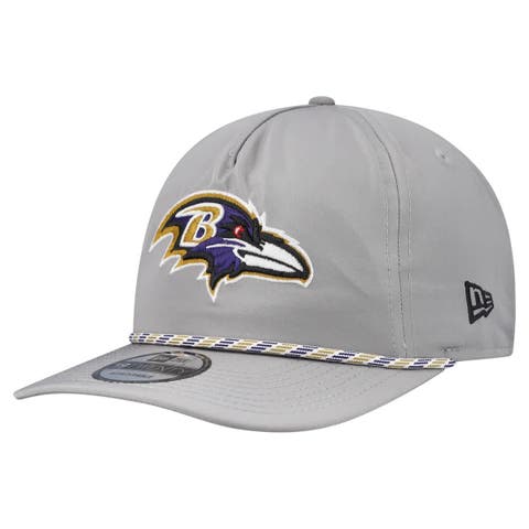 Men's New Era Gray Baltimore Ravens Rope 19TWENTY Hat