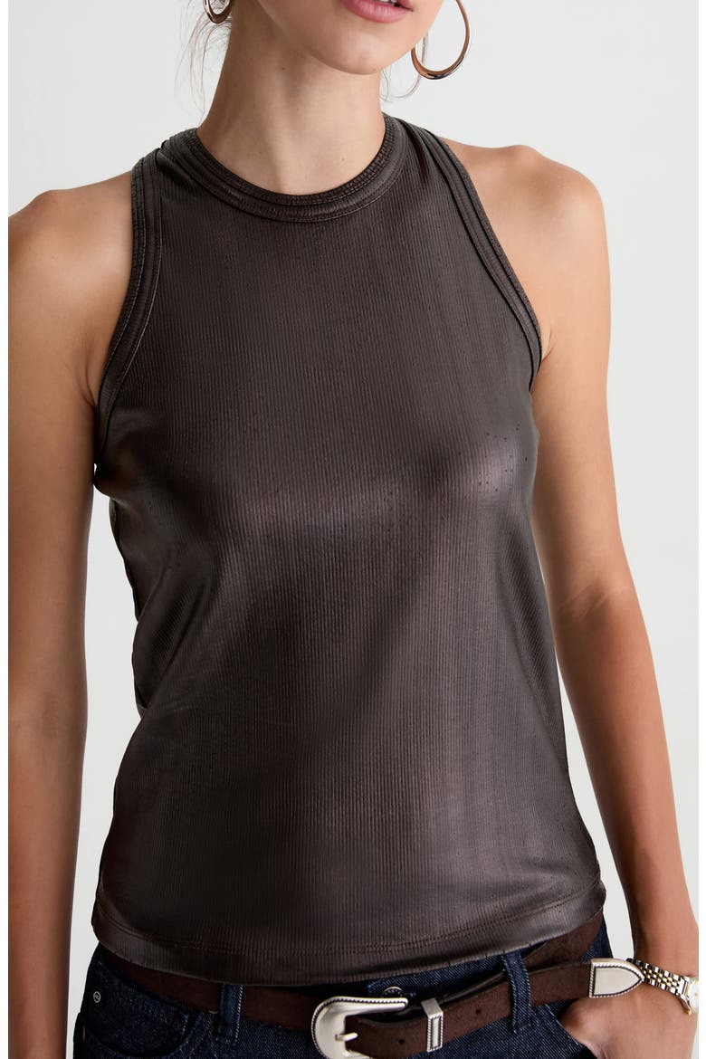 Michelle Racerback Tank, Alternate, color, LIGHT BURNT UMBER