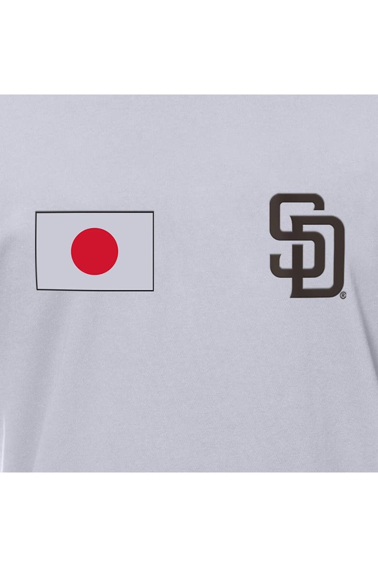 Men's New Era White San Diego Padres Japanese Flag T-Shirt, Alternate, color, White