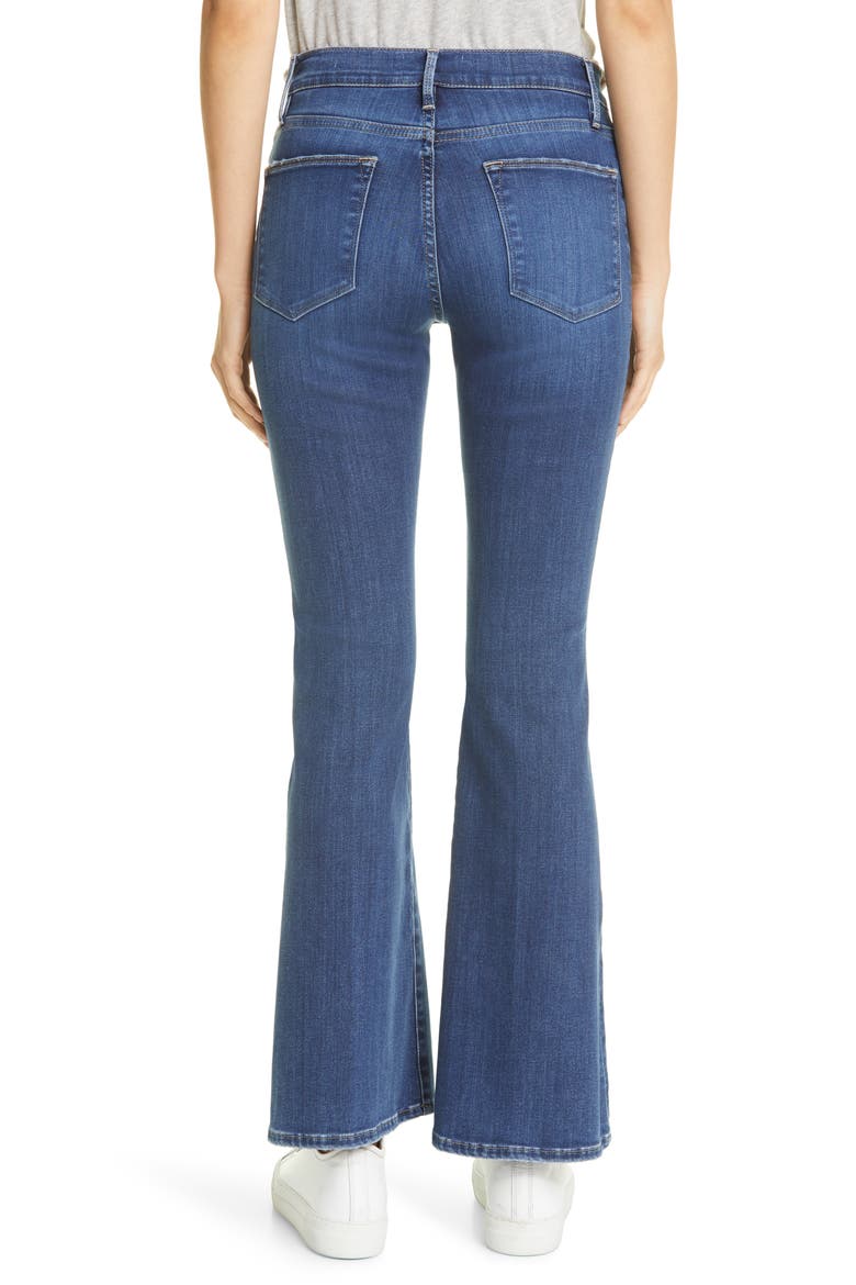 Le Pixie High Waist Flare Jeans, Alternate, color, LUPINE