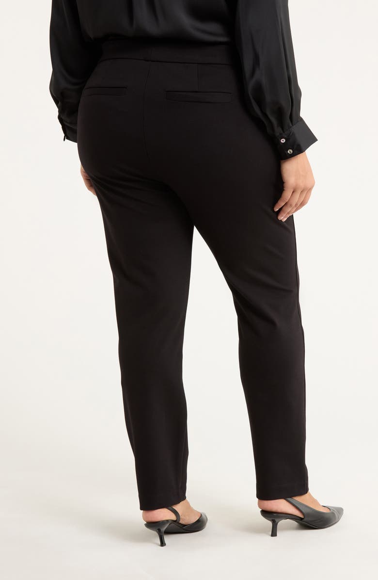 Liverpool Pull-On High Waist Skinny Ponte Pants, Alternate, color, Black