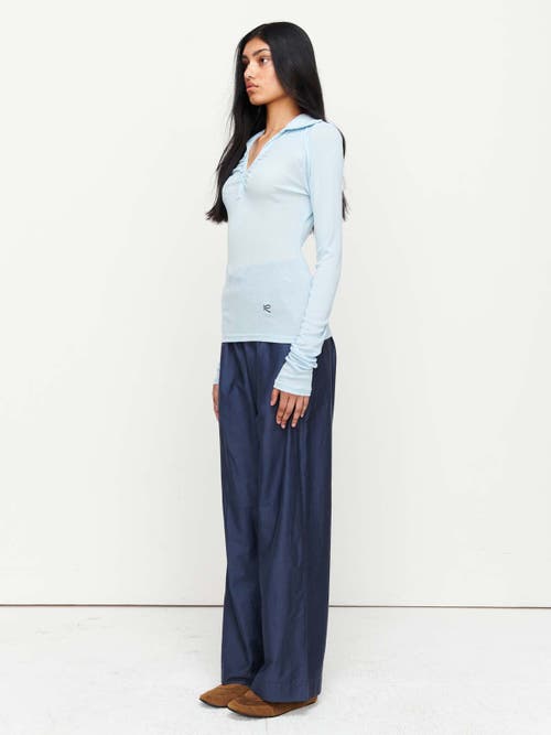 Romy Louise Knit Top In Blue