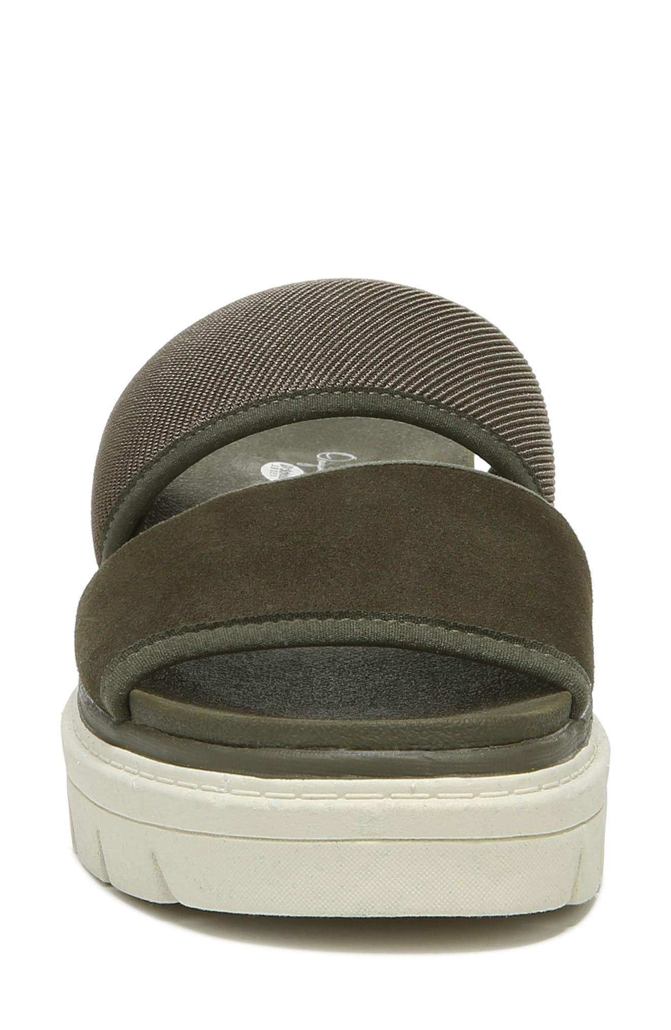 Terrain Platform Slide Sandal, Alternate, color, OLIVE