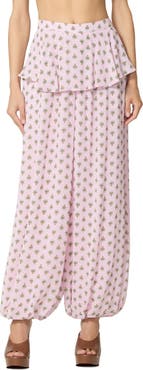AFRM Graciela Crocus Scarf Print Balloon Pants