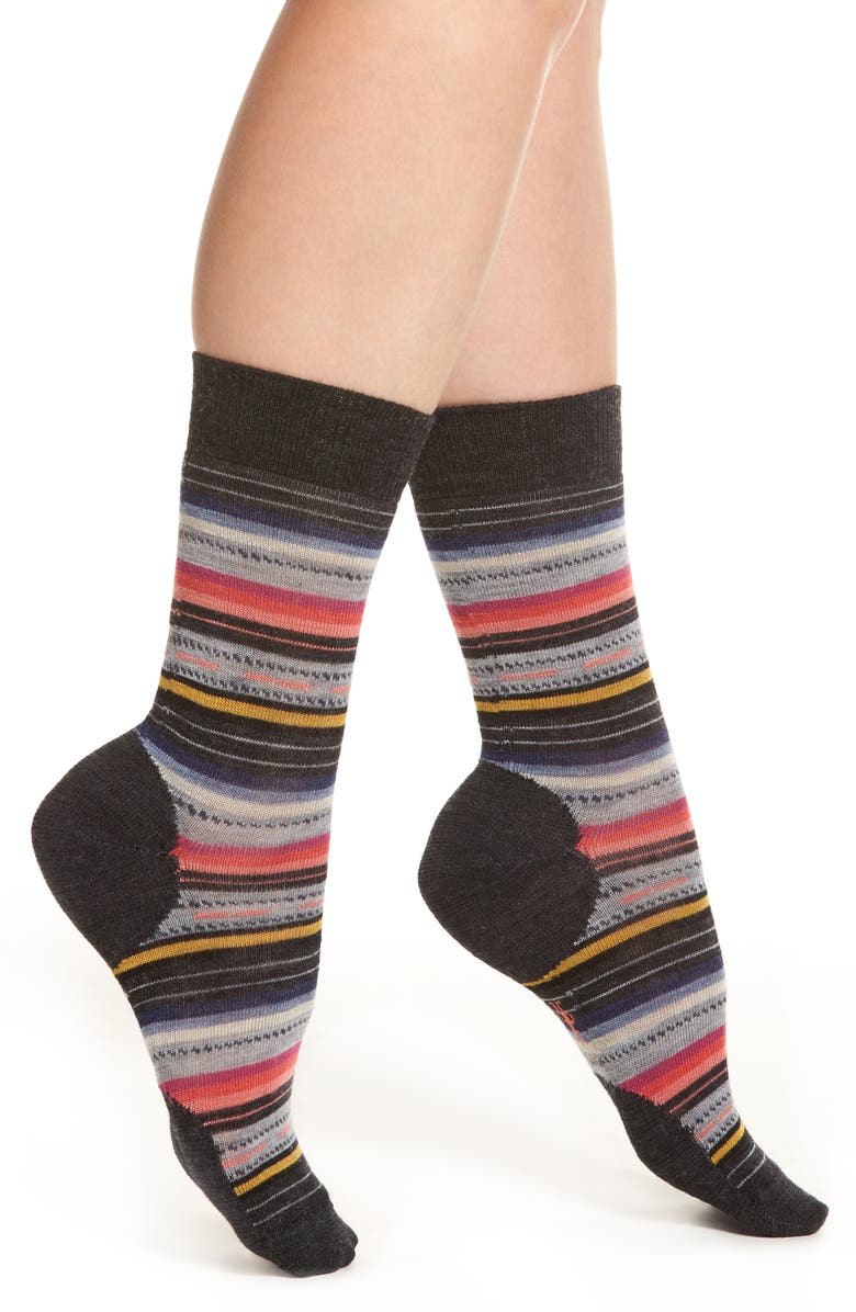 Smartwool Margarita Crew Socks, Main, color, 