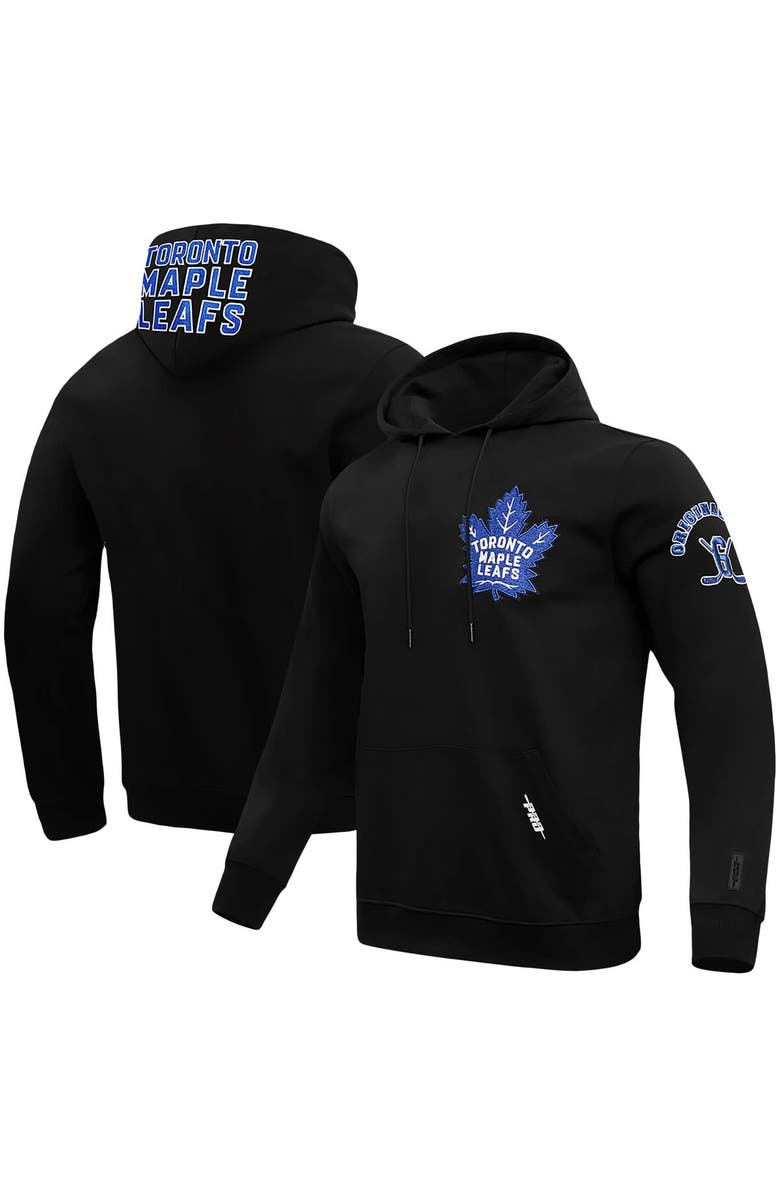 PRO STANDARD Men's Pro Standard Black Toronto Maple Leafs Classic Pullover Hoodie, Main, color,