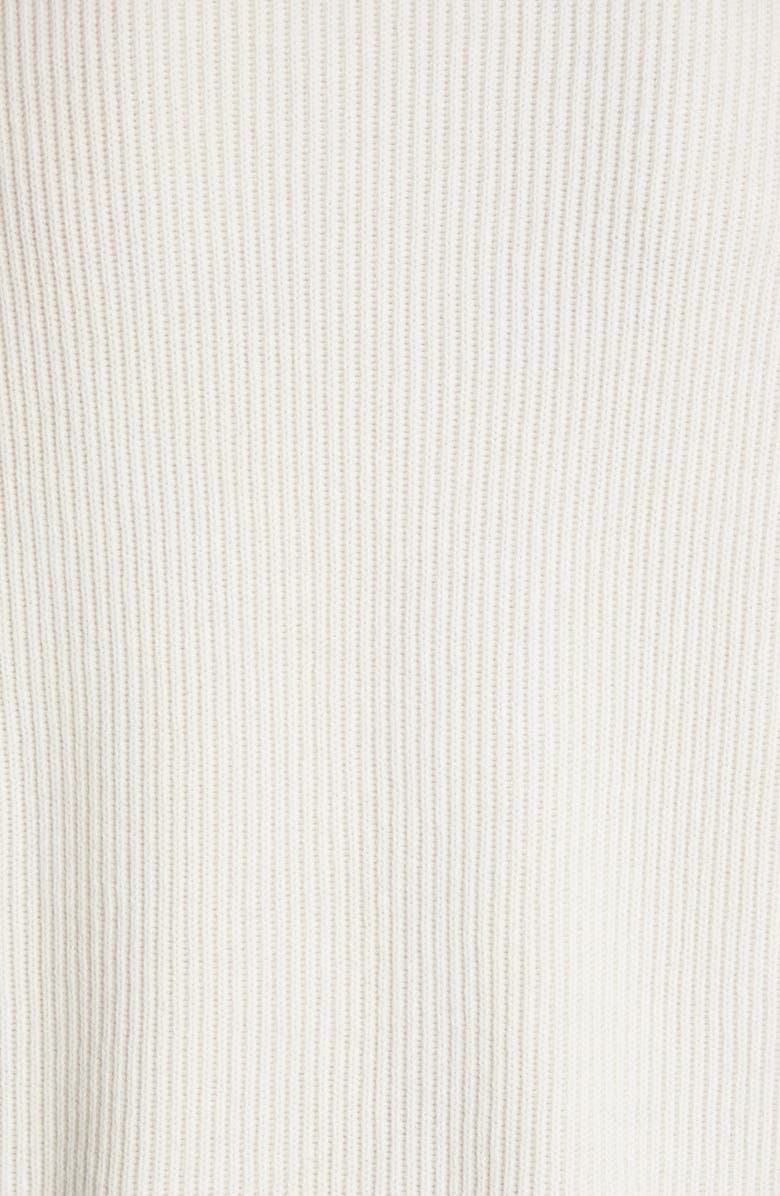 ZEGNA Rib Quarter Zip Cashmere Pullover, Alternate, color, 