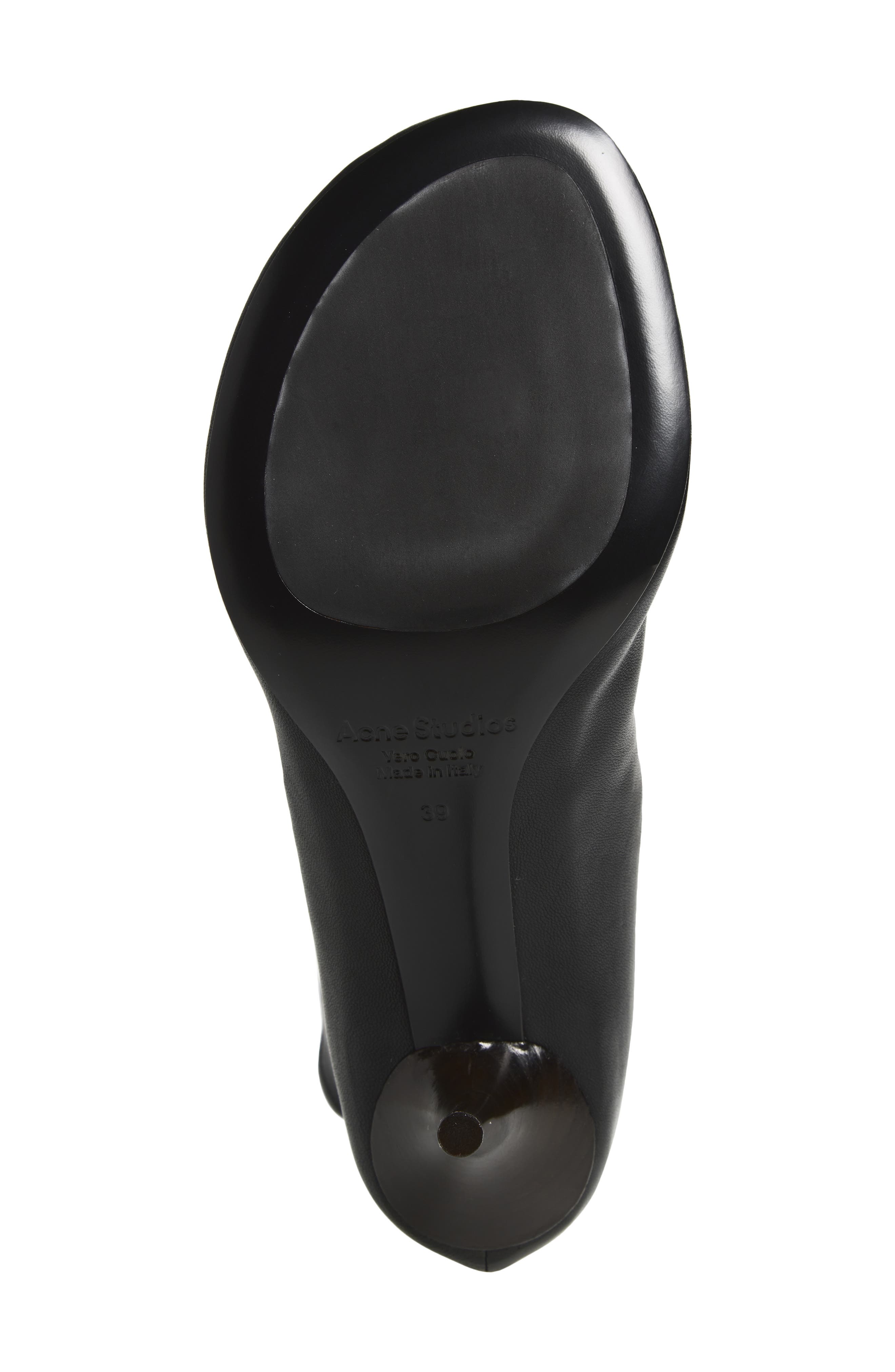 Acne Studios Back Tab Ankle Boot, Alternate, color, Black
