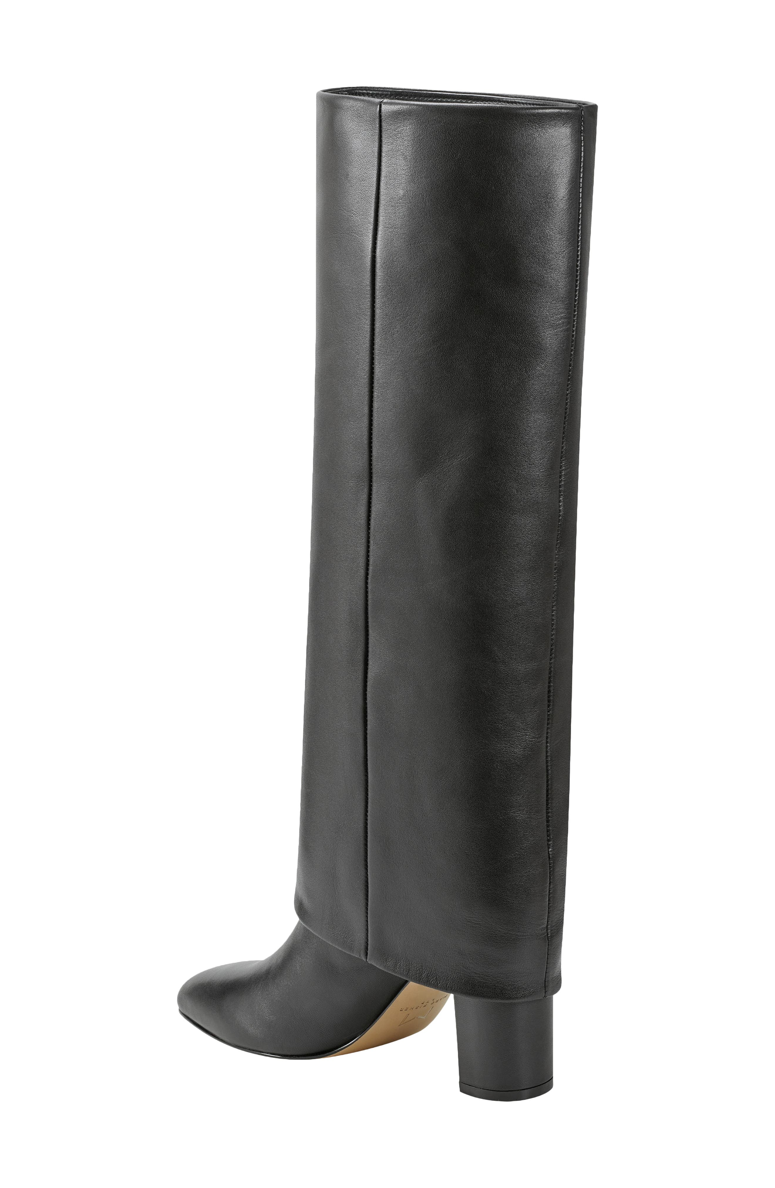 Marc Fisher LTD Leina Foldover Shaft Pointed Toe Knee High Boot, Alternate, color, 