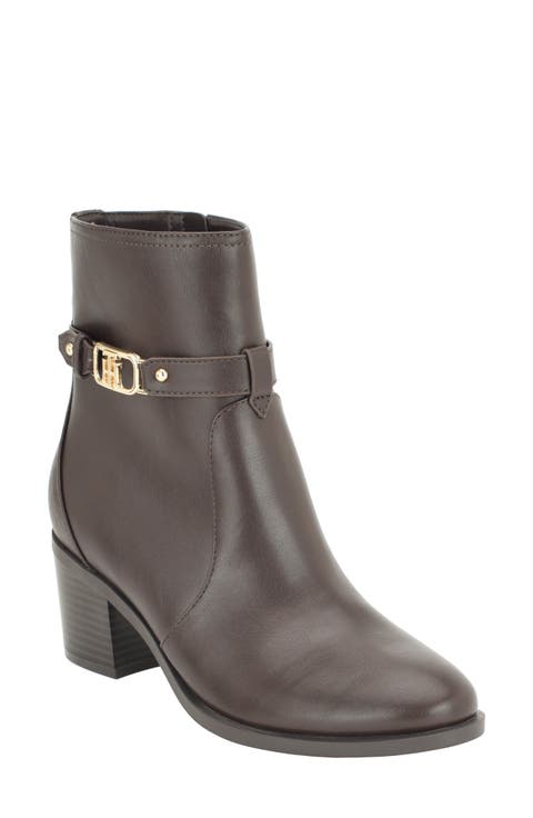Cranson Faux Leather Bootie