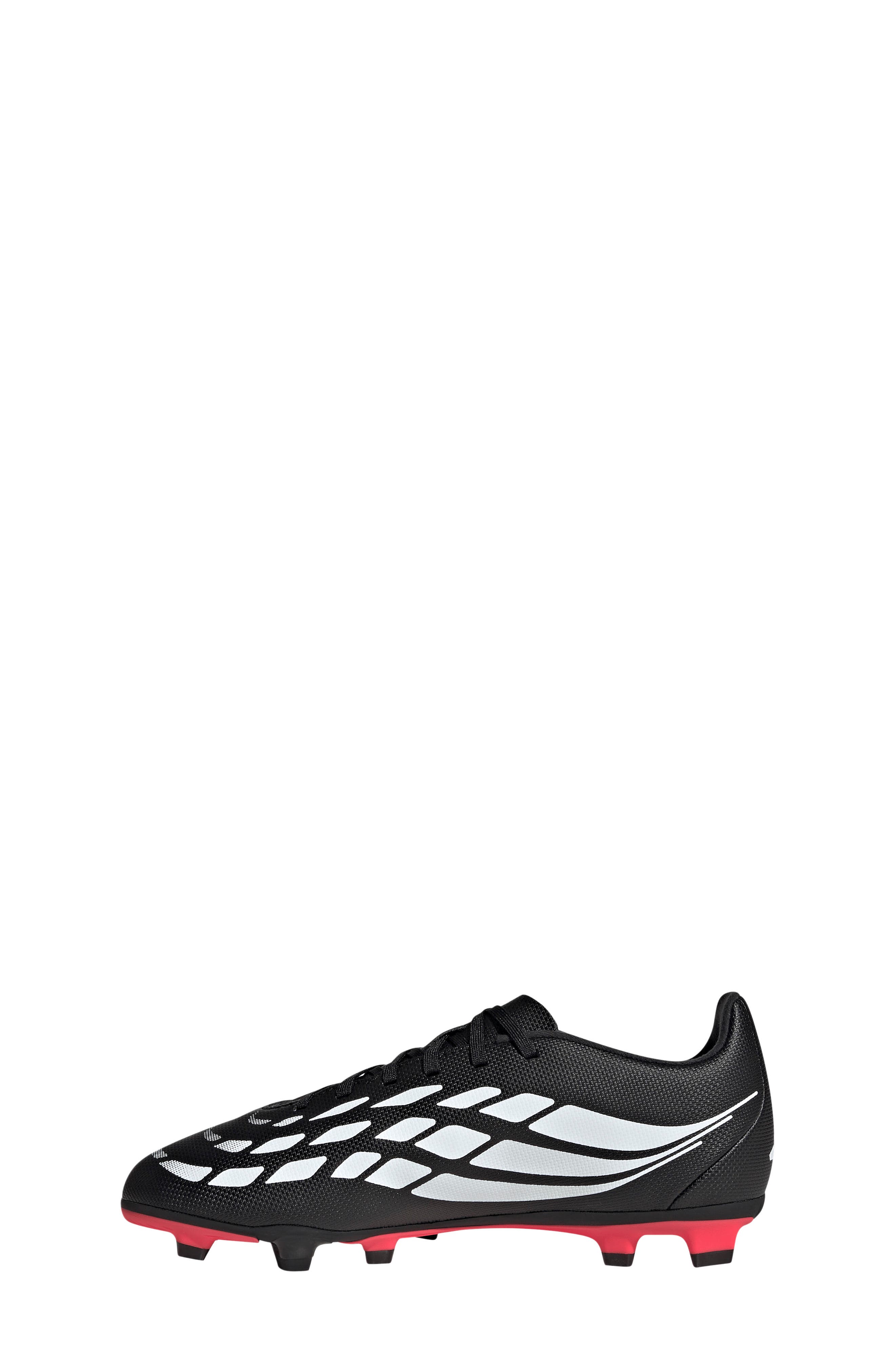 Kids' Predator Club FG/MG Soccer Cleat, Alternate, color, BLACK/ WHITE/ RED
