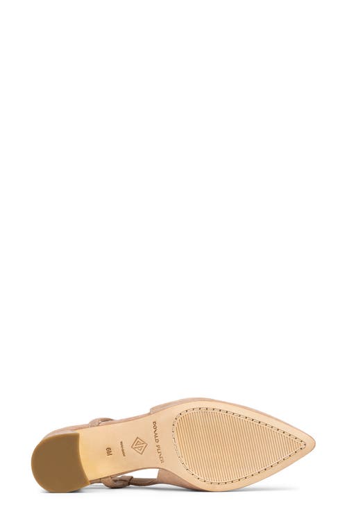Donald Pliner Sodashi Snakeskin Embossed Pointed Toe Slingback Pump In Multi