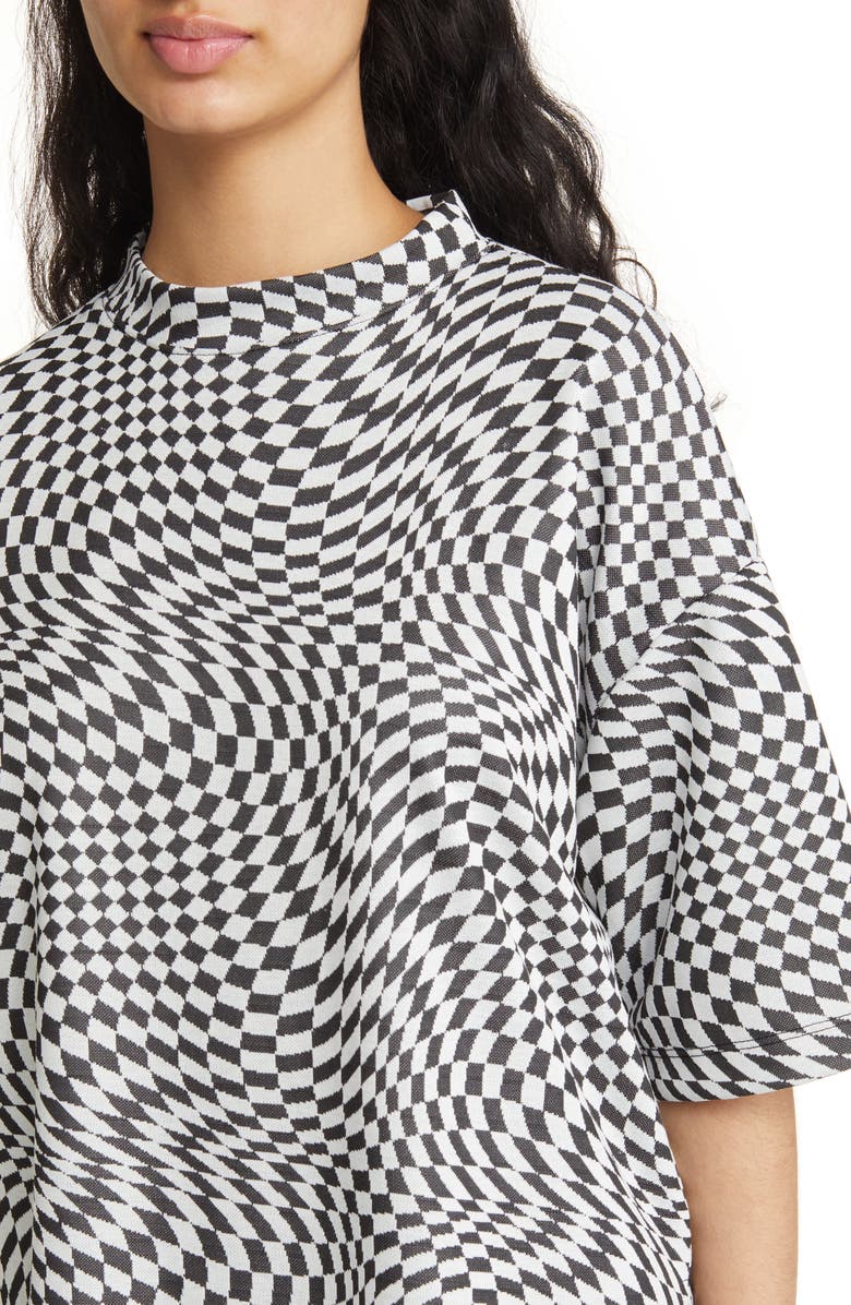 Dressed in Lala Next Level Oversize T-Shirt & High Waist Crop Pants, Alternate, color, 