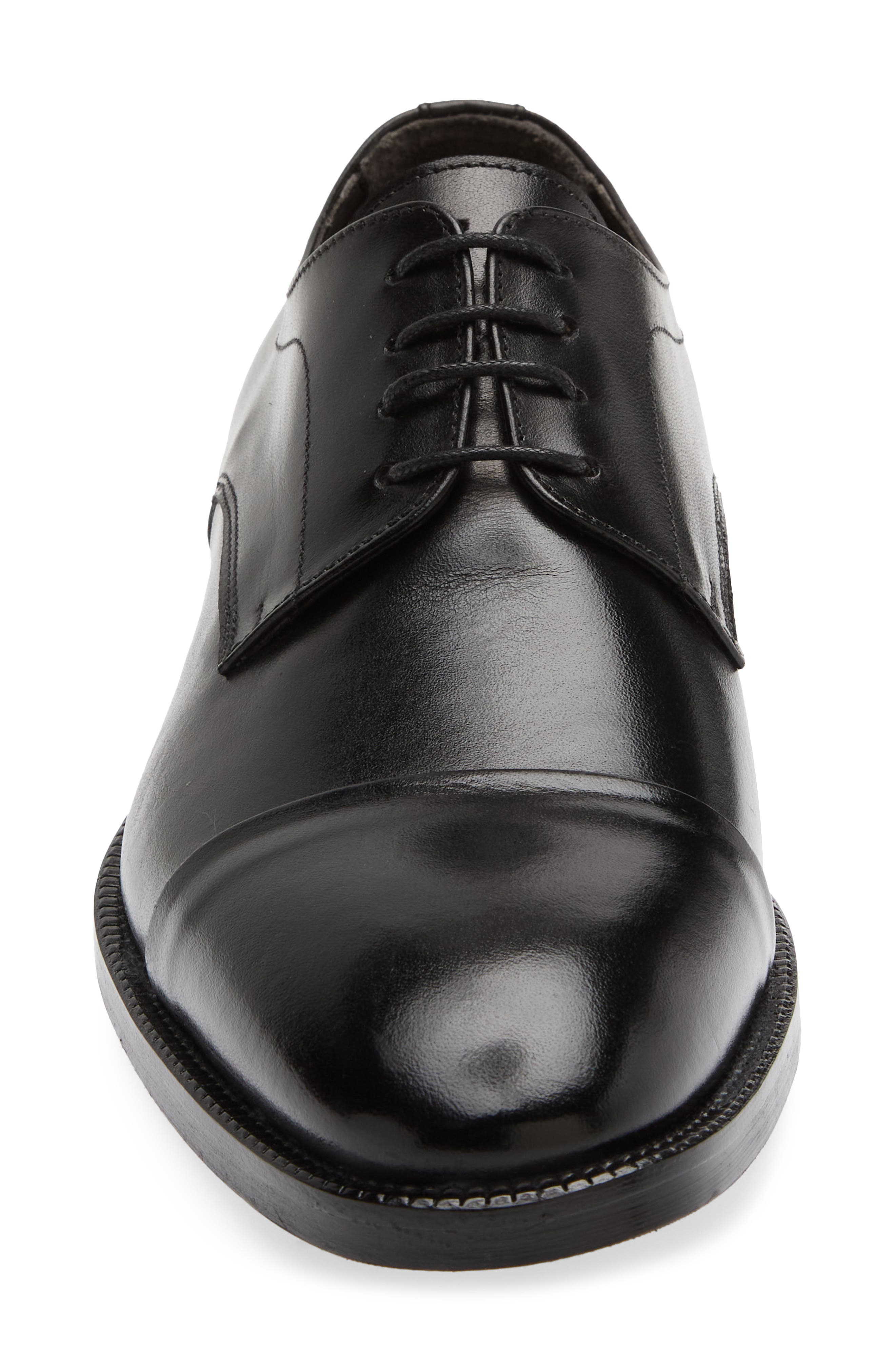 Aydinn Cap Toe Derby, Alternate, color, BLACK LEATHER