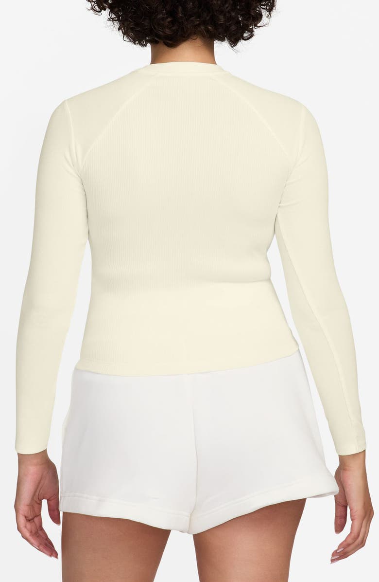 Nike Chill Raglan Sleeve Rib
Jersey Top, Alternate, color, Sail/ Black