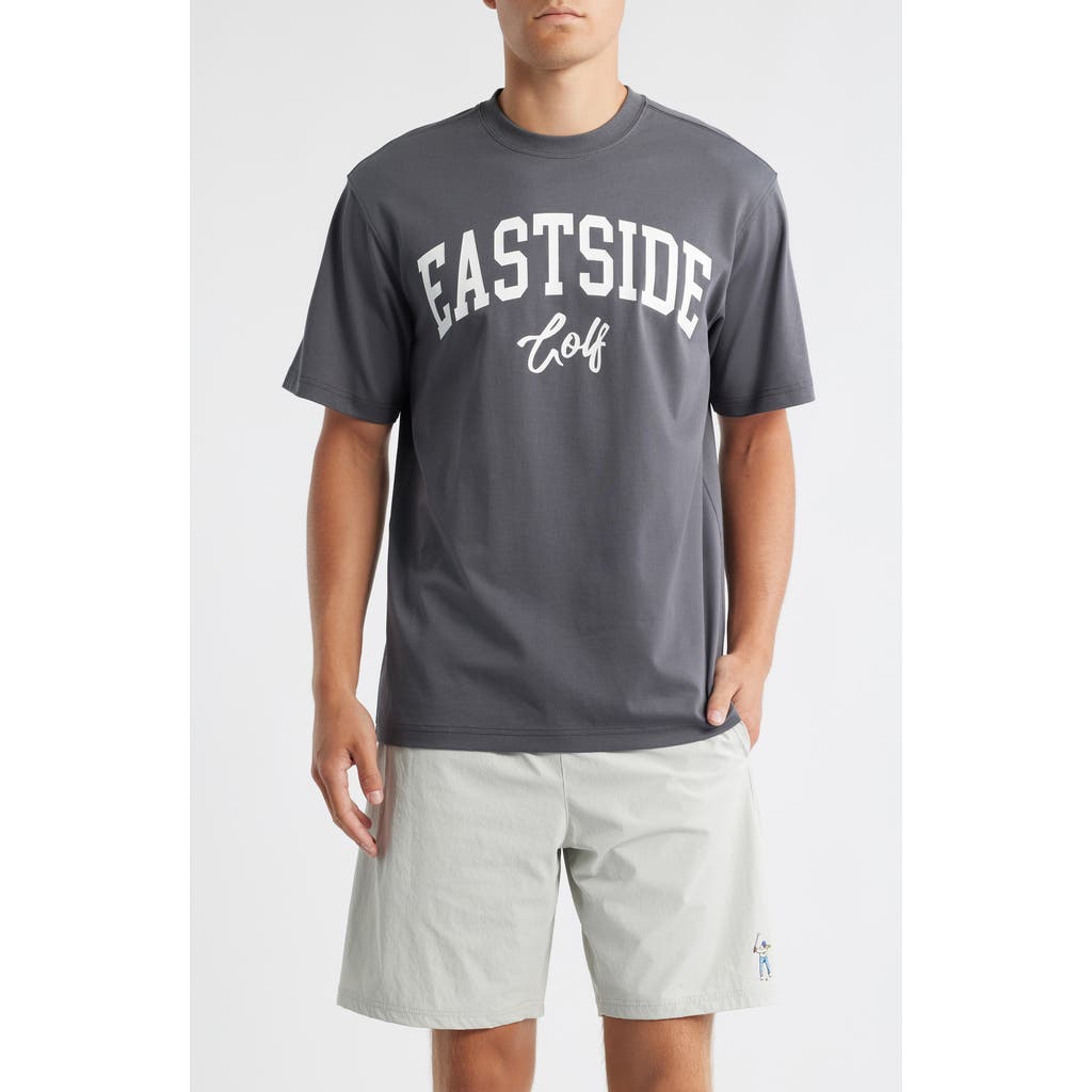 Eastside Golf Circle Graphic T-Shirt in Charcoal Grey  product