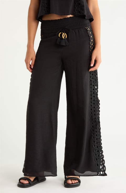 Wide Leg Cover-Up Pants