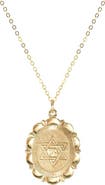 Outofoffice Star Of David Gold Charm Necklace
