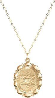 Outofoffice Star Of David Gold Charm Necklace