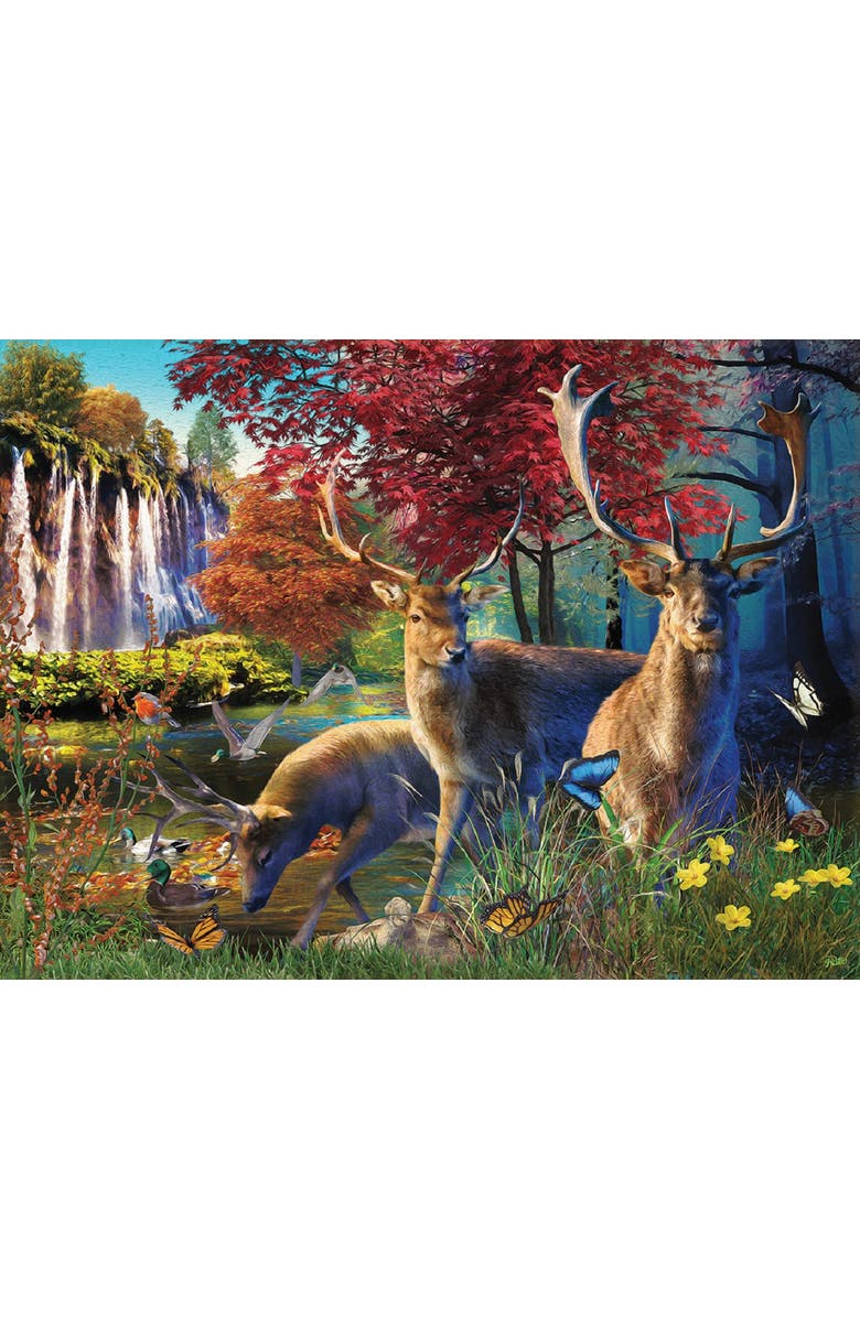 Sunsout Elk Pond 1000 piece Jigsaw Puzzle for Adults, Alternate, color, Multicolor