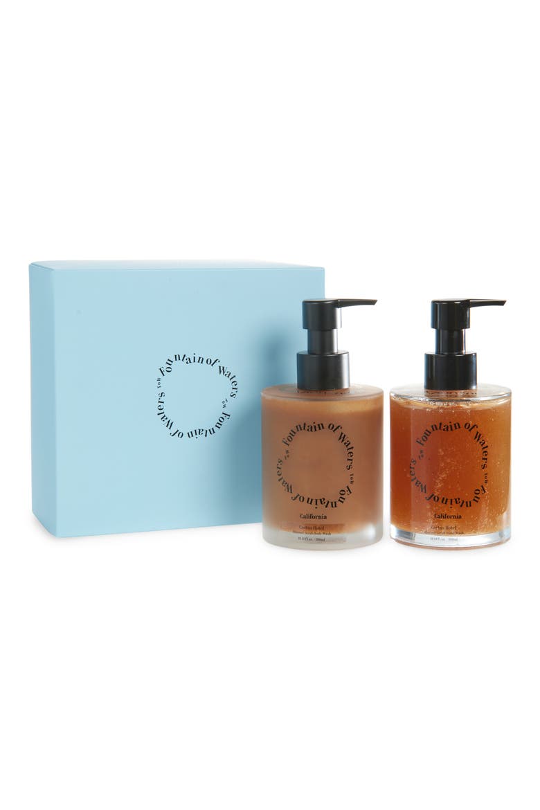 Cactus Hotel Scrub Care 2-Piece Gift Set, Alternate, color, BROWN