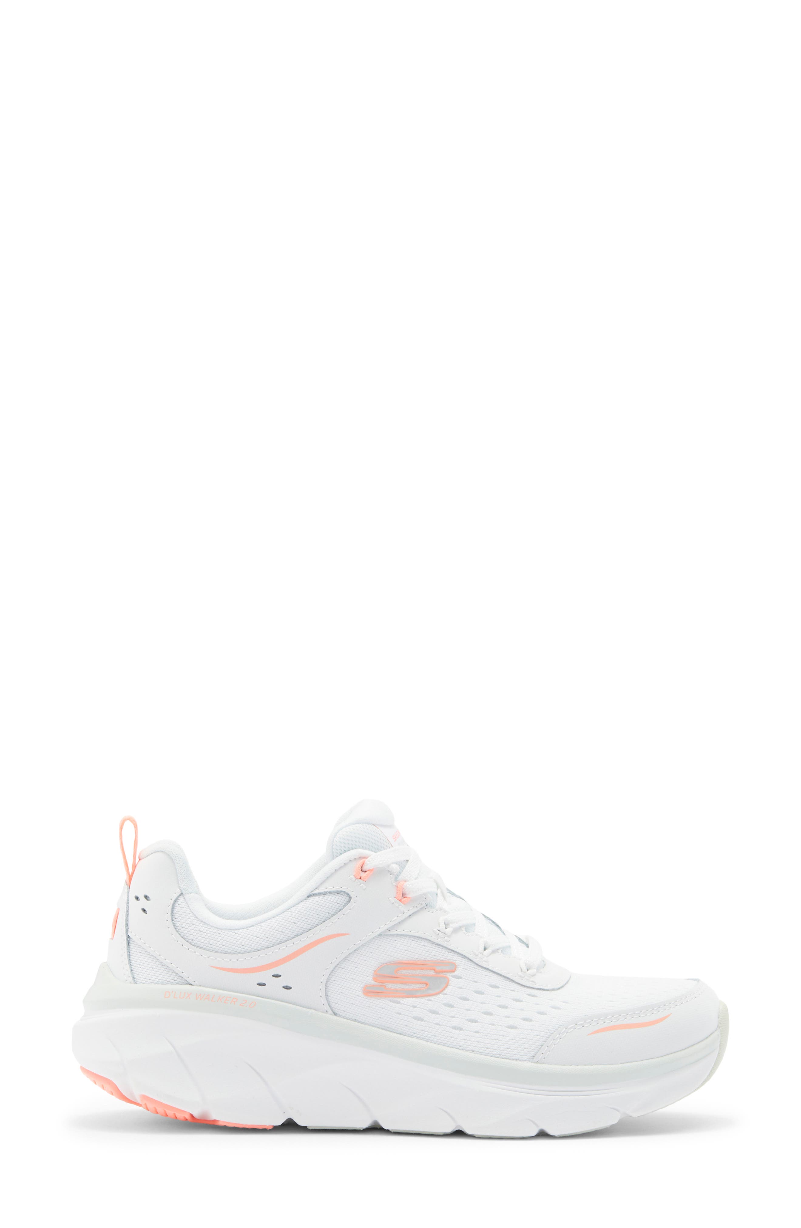 SKECHERS D'Lux Walker 2.0 Sneaker, Alternate, color, White Multi