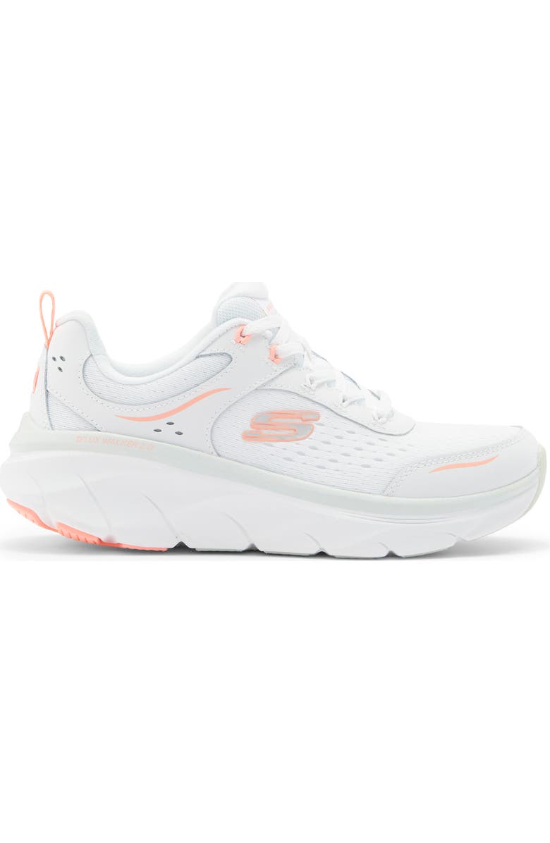 SKECHERS D'Lux Walker 2.0 Sneaker, Alternate, color, White Multi