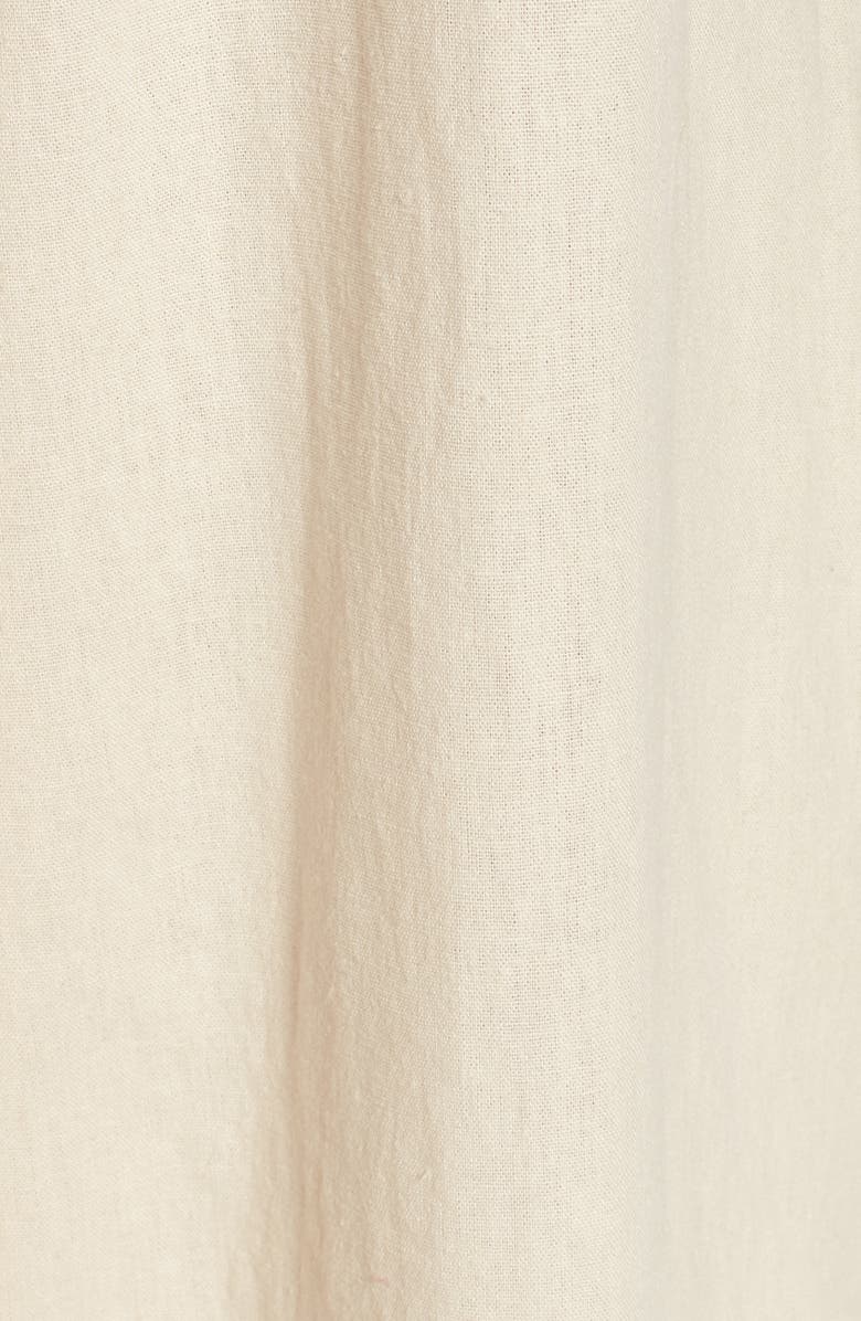 BP. Linen Blend Tie Front Crop Jumpsuit, Alternate, color,