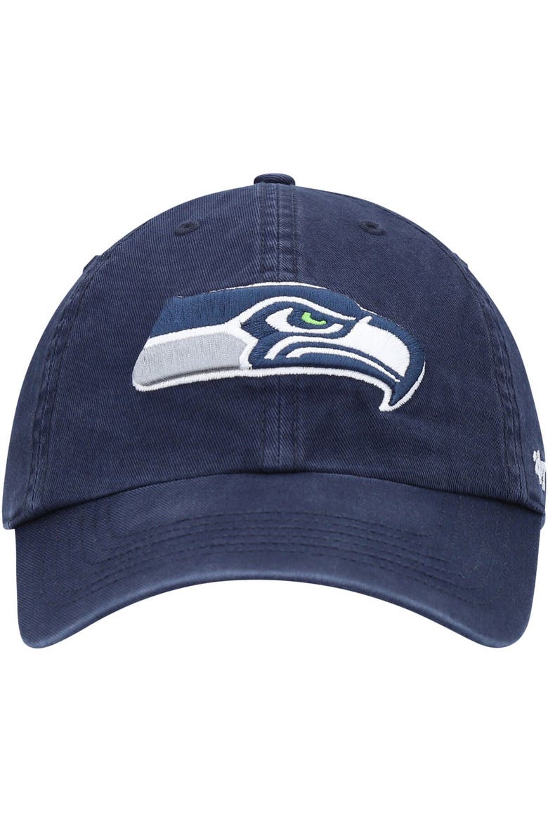 Men's '47 College Navy Seattle Seahawks Franchise Logo Fitted Hat, Alternate, color, Navy