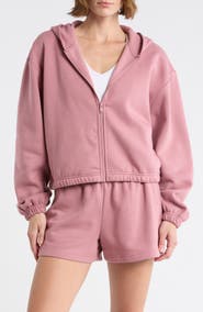 Z by Zella Feather Fleece Zip Hoodie