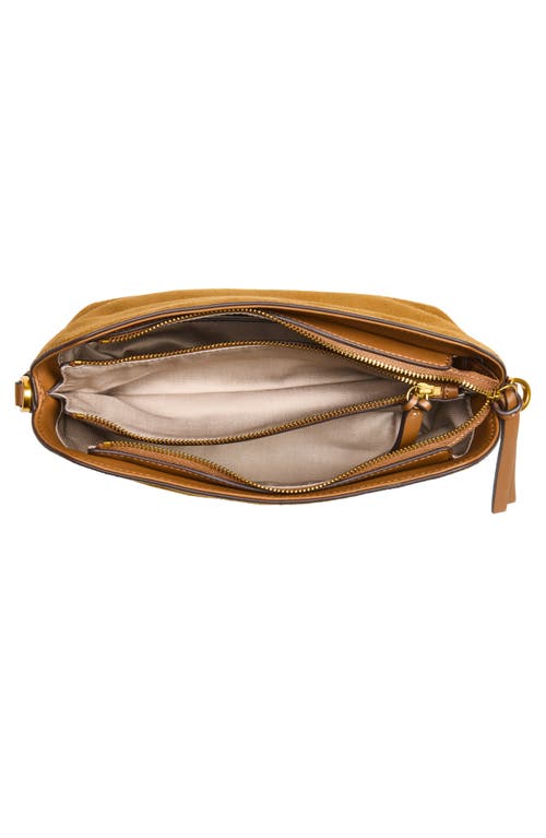 Rag & Bone Gramercy Genuine Suede Crossbody Bag In Brown