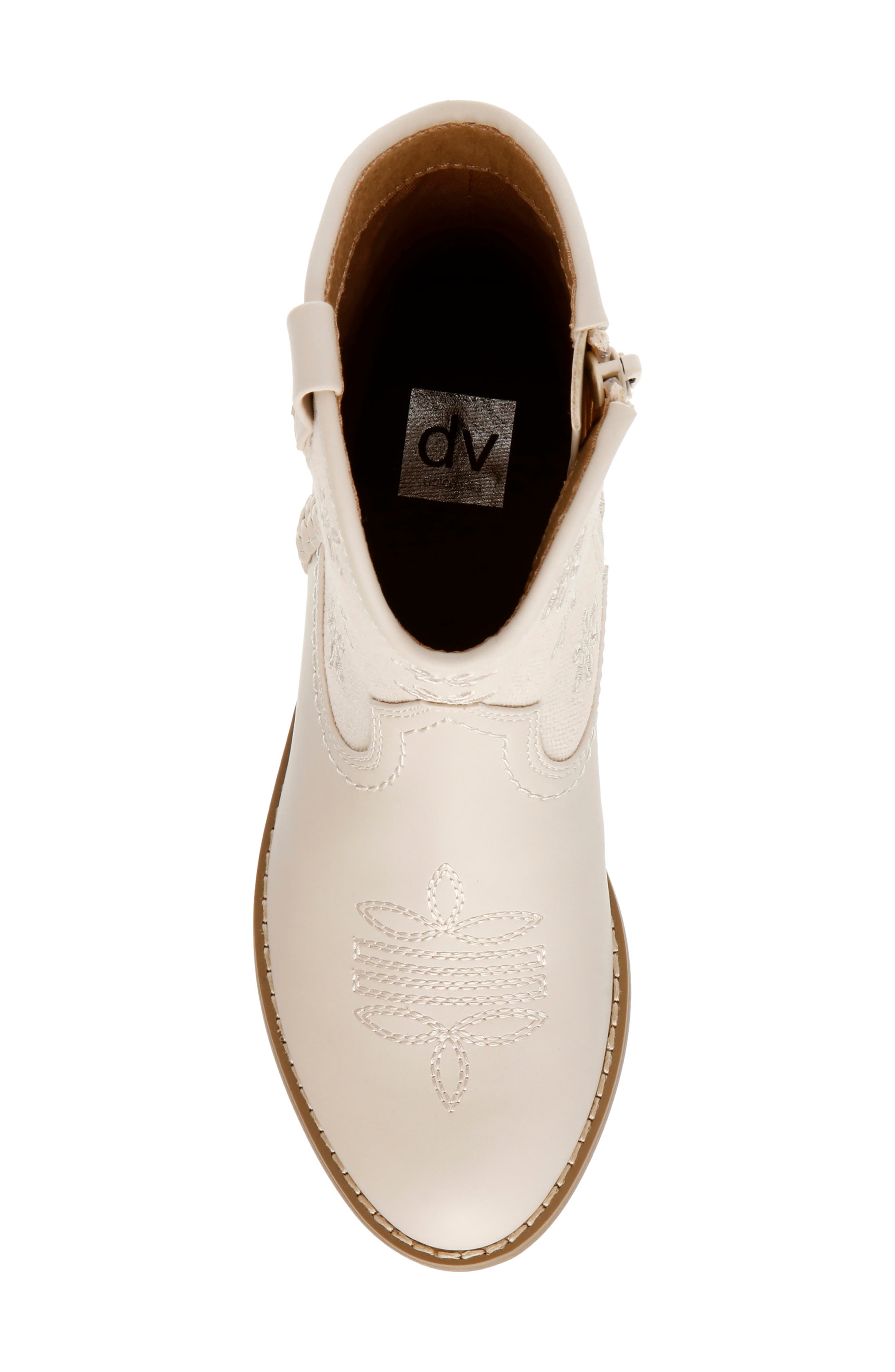 DV by Dolce Vita Kids' Lucia Western Boot, Alternate, color, Off White