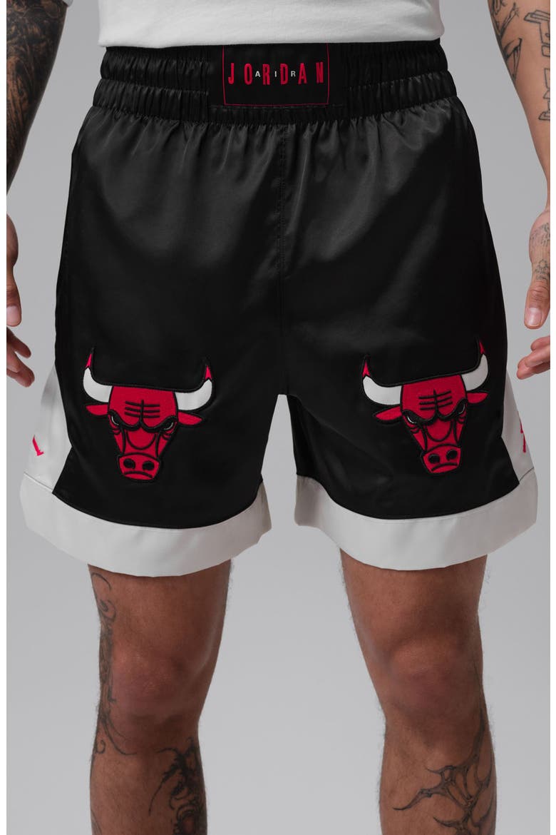 Muay Thai Shorts, Alternate, color, BLACK/ SAIL/ UNIVERSITY RED