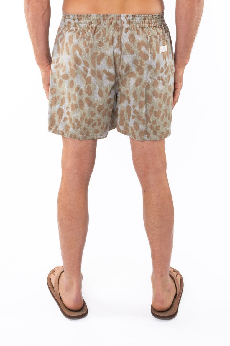 Gender Inclusive Camo Day Shorts, Alternate, color, Leopard Camo