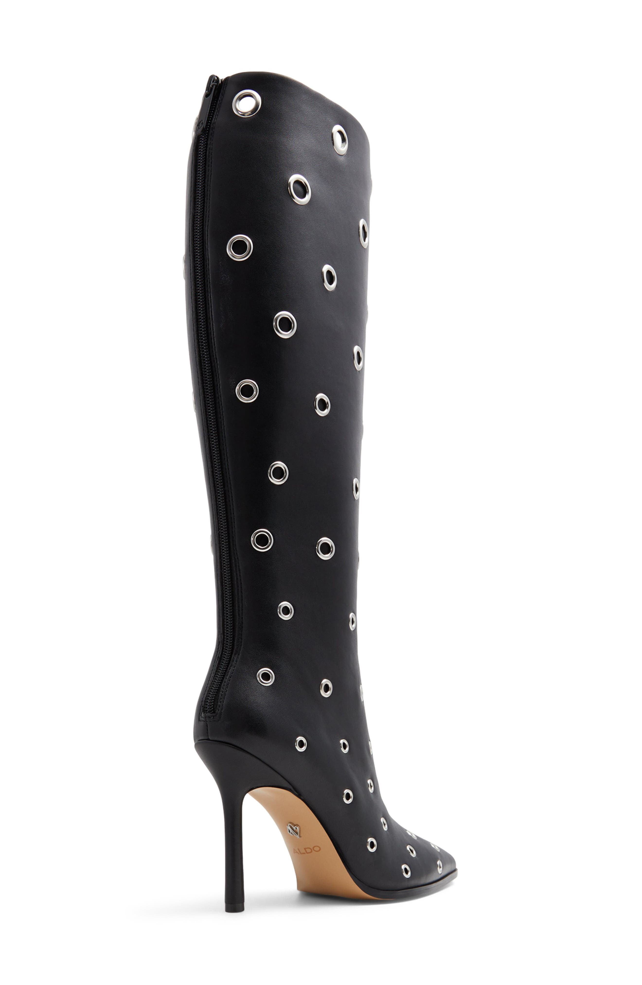 ALDO Maybellie Pointed Toe Knee High Boot, Alternate, color, 