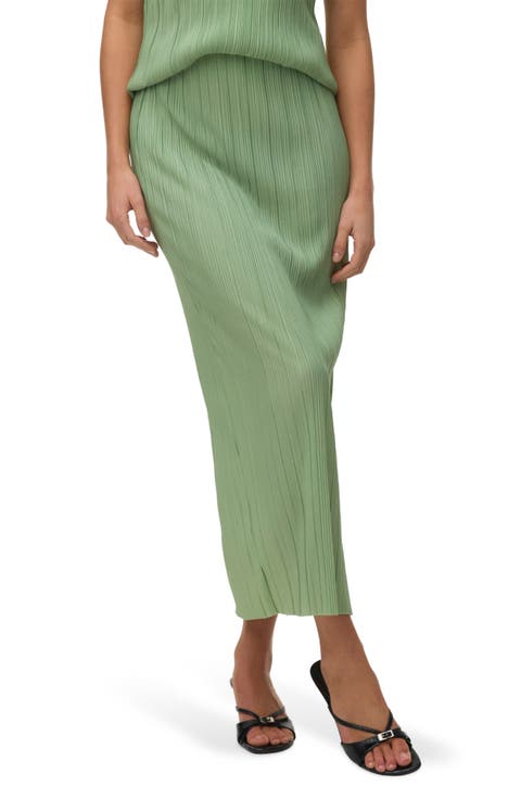 Malene Pleated Maxi Skirt