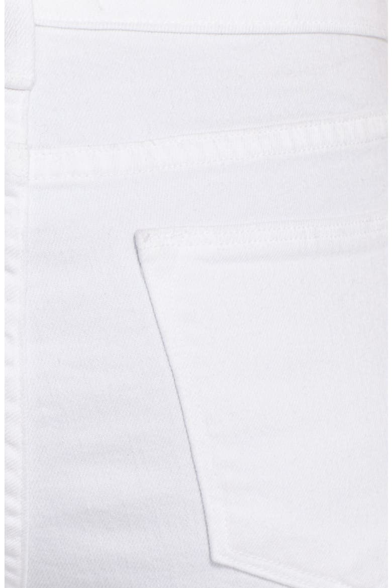 'Le Flare' High Waist Jeans, Alternate, color, BLANC