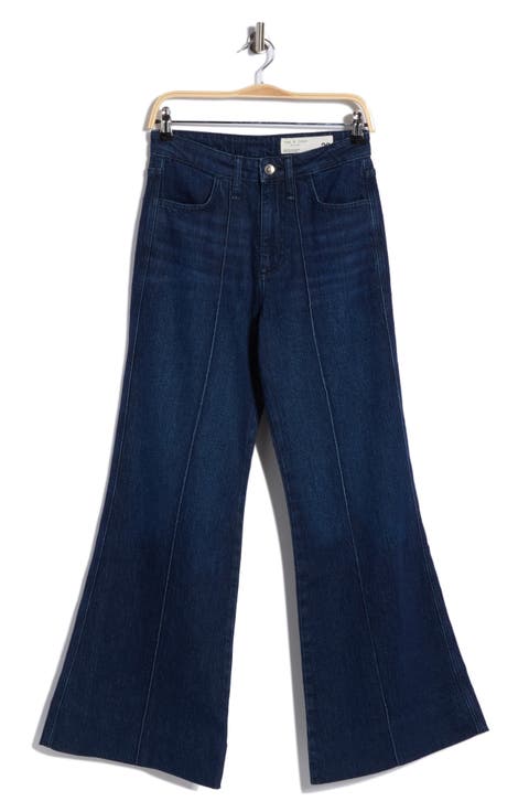 Miramar Faux Denim Wide Leg Pants