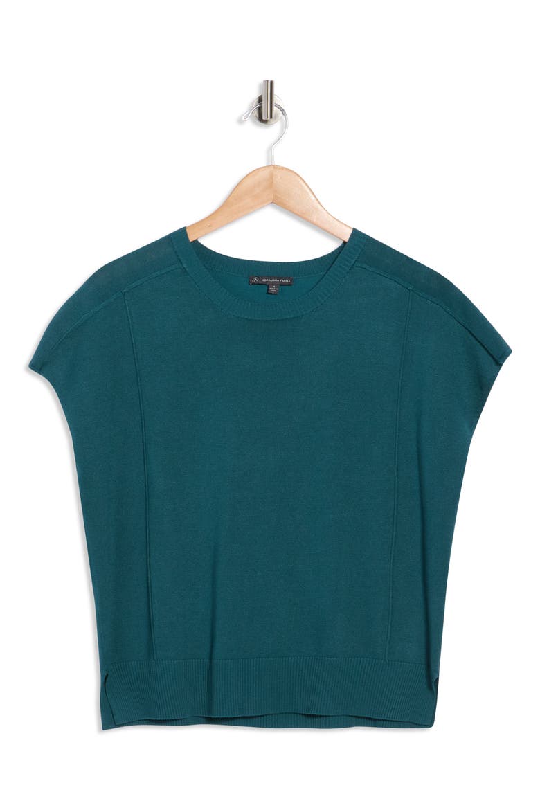 Exposed Seam Extended Sleeve Sweater, Alternate, color, OCEAN TIDE