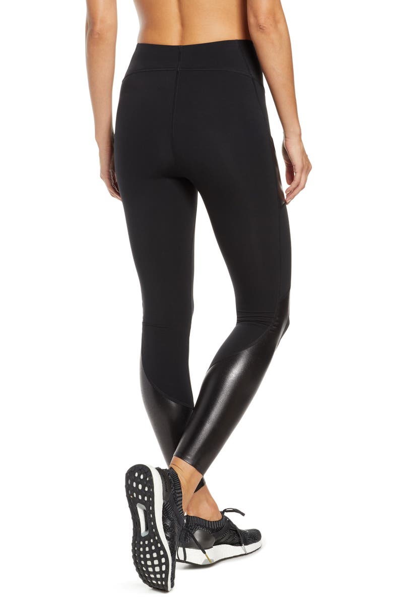 SPANX<sup>®</sup> Every.Wear Gloss Panel Pocket Active Leggings, Alternate, color,