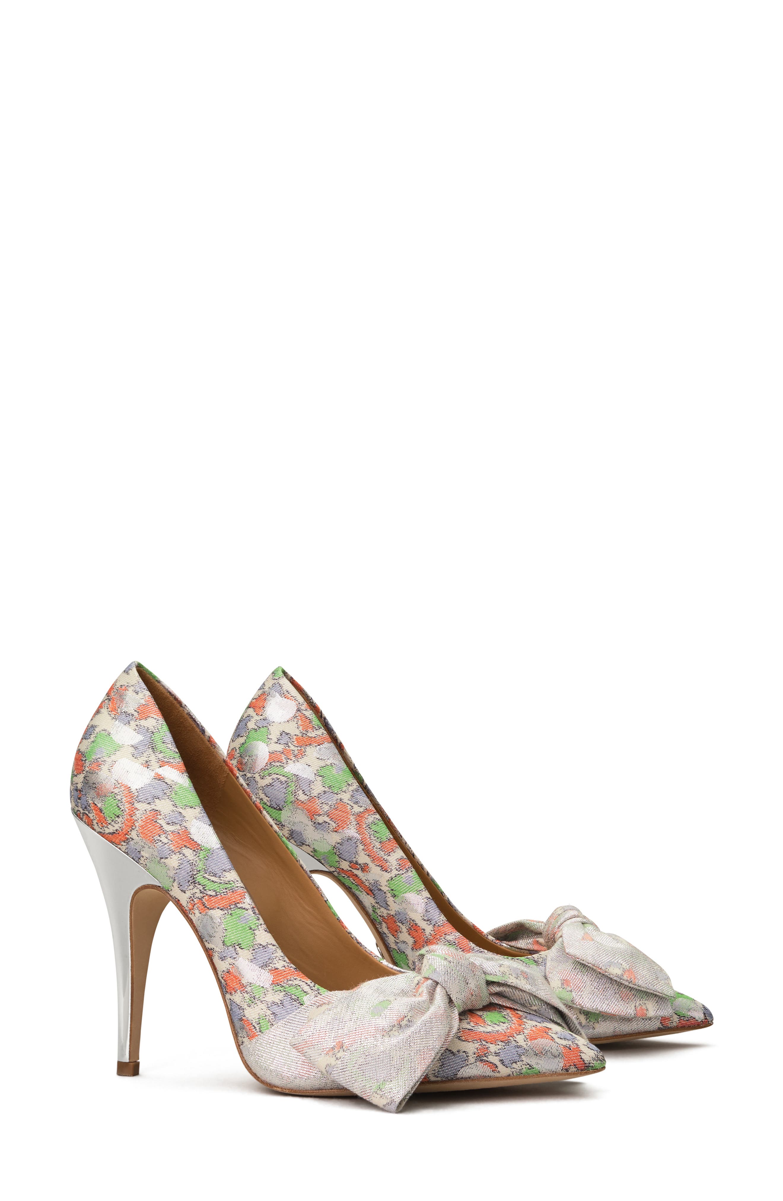 Tory Burch Jacquard Bow Pump, Main, color, 