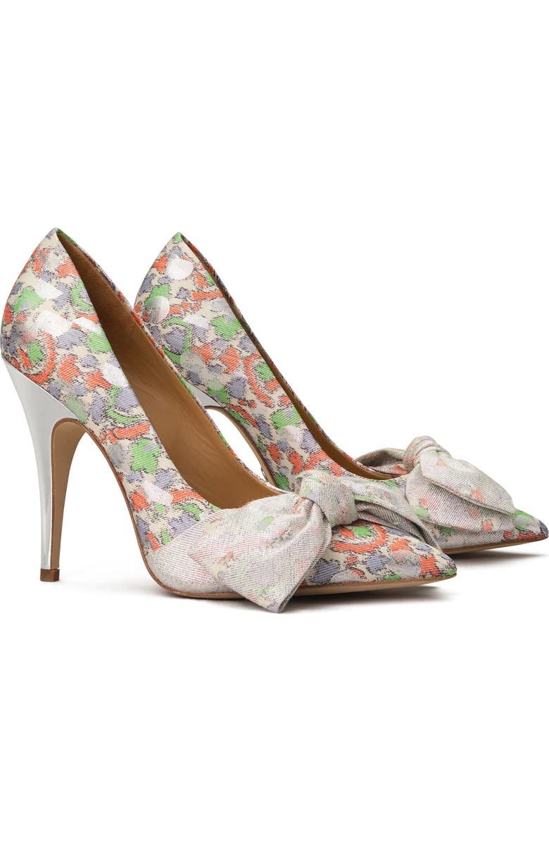 Tory Burch Jacquard Bow Pump, Main, color,