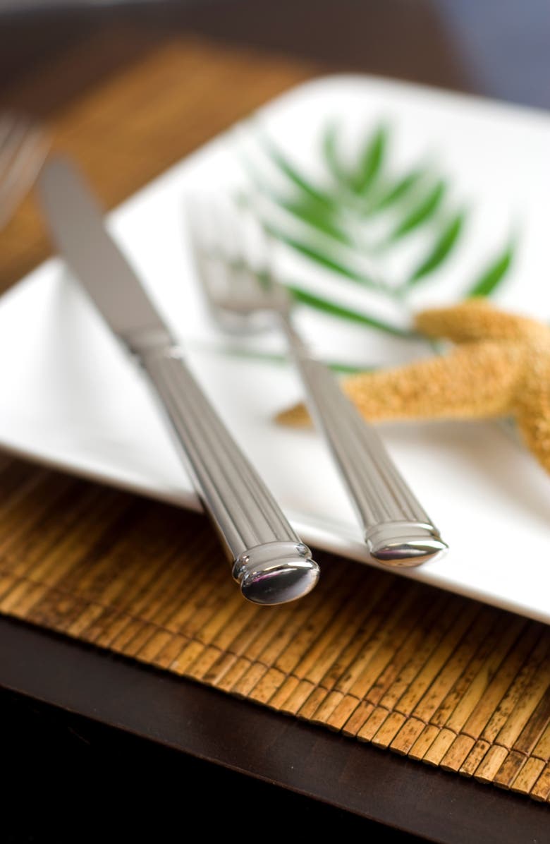 Fortessa Doria 20-Piece Place Setting, Alternate, color, Silver