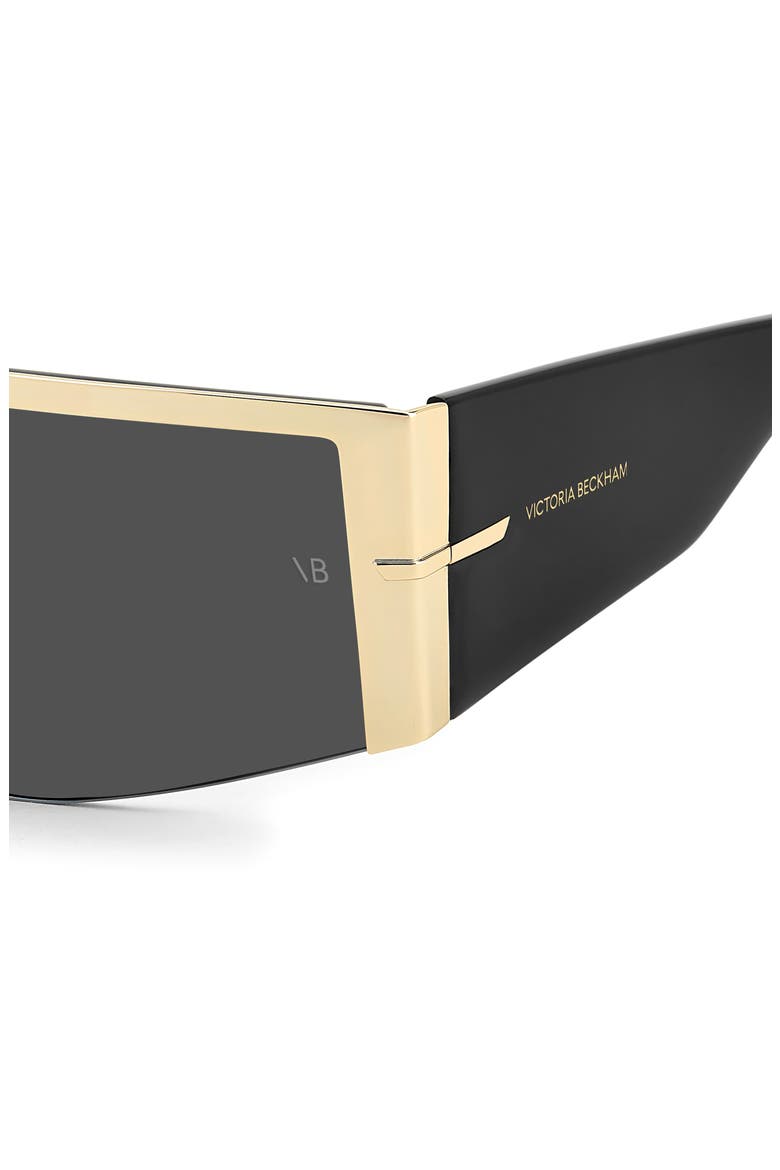 VB 7015/S 99mm Oversize Shield Sunglasses, Alternate, color, GOLD BLACK/ GREY